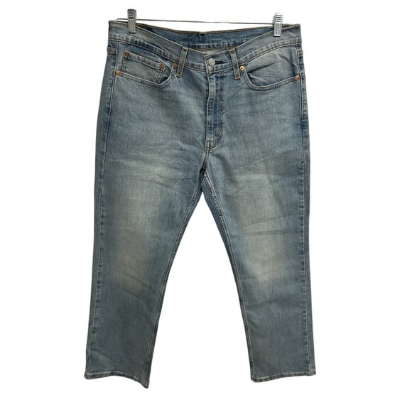 Levis 514 Mens Original Fit Straight Leg Jeans Denim Sz 35x30 - Picture 1 of 8